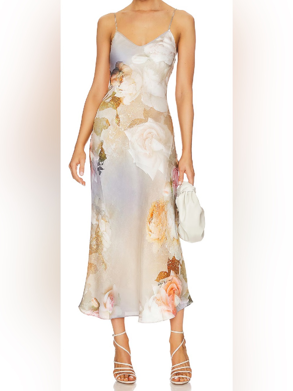 Allsaints Bryony Rosalia Dress. Sunset Blue. Size 4